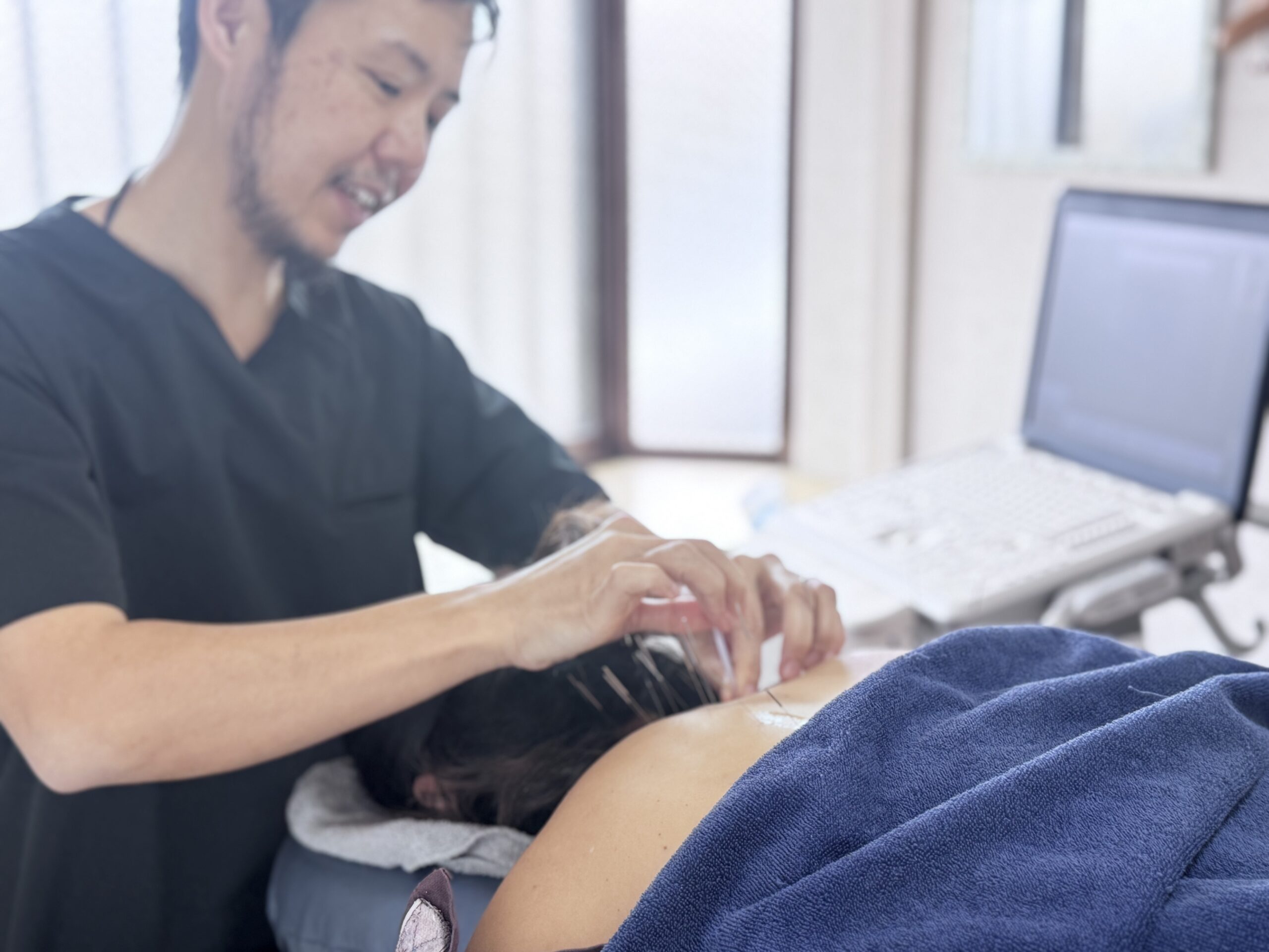 エコーを使った鍼治療